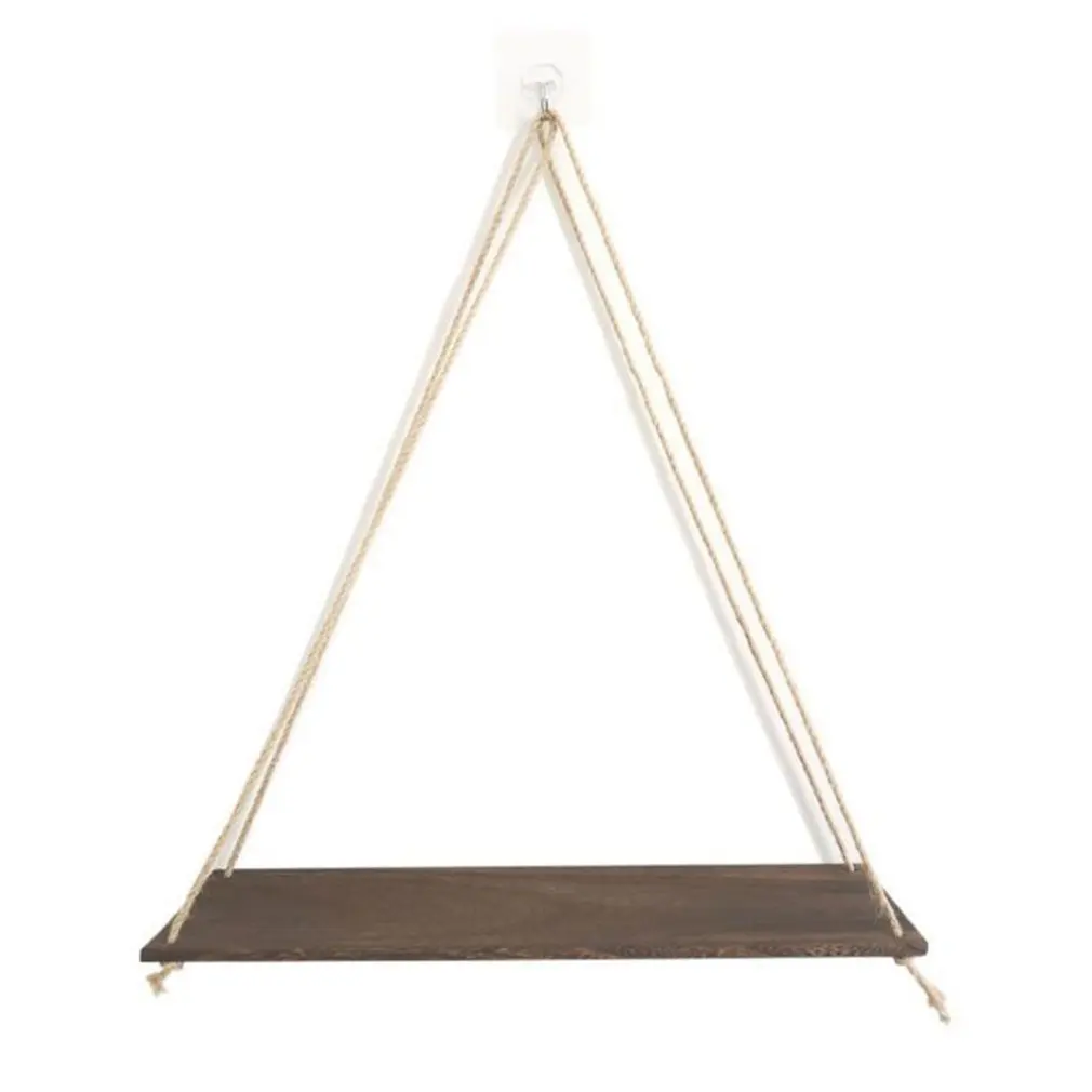 

Wall Hanging Sling Racks Wooden Flower Pot Storage Durable And Wooden Hanging Racks Pendant Hanging Wall Ornaments