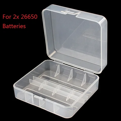 Прозрачный пластиковый бокс для аккумуляторов Soshine EPC_LEF_309