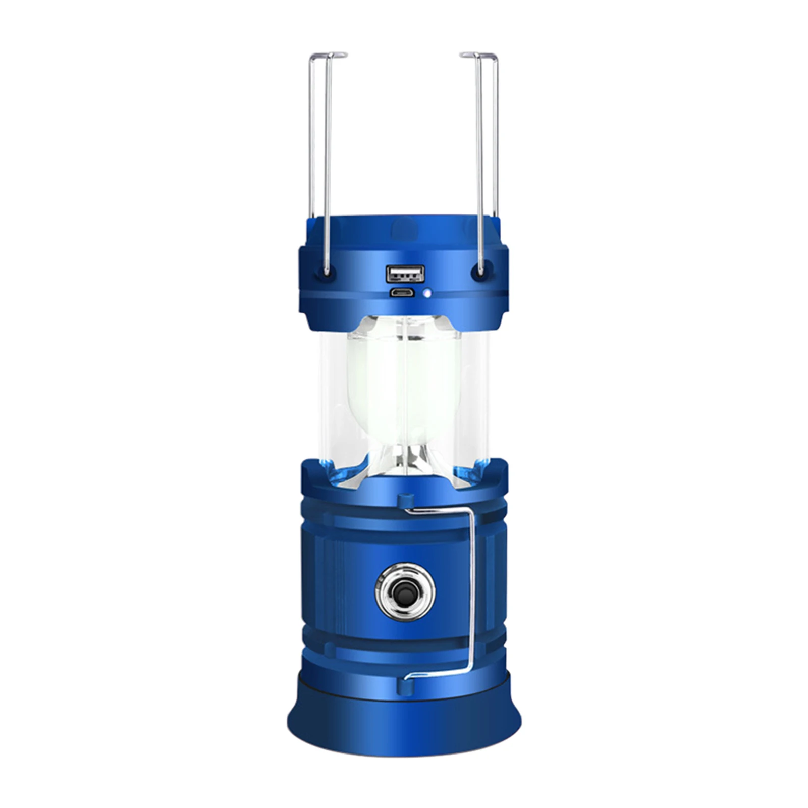

ABS Multifunctional Hiking Durable Portable Foldable Emergency Water Resistant LED Camping Lantern Ultra Bright Solar Powered
