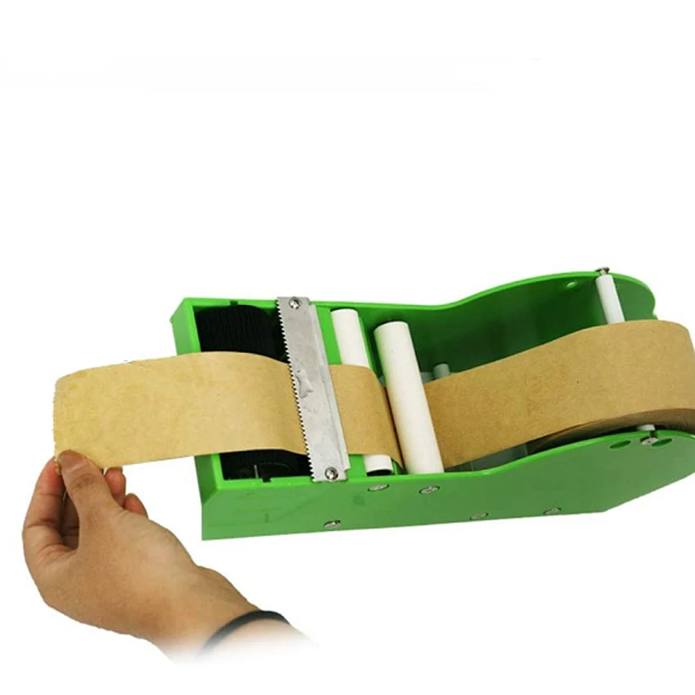 Активируемый водой клейкая крафт Бумага лента упаковка диспенсер зеленый Крафт