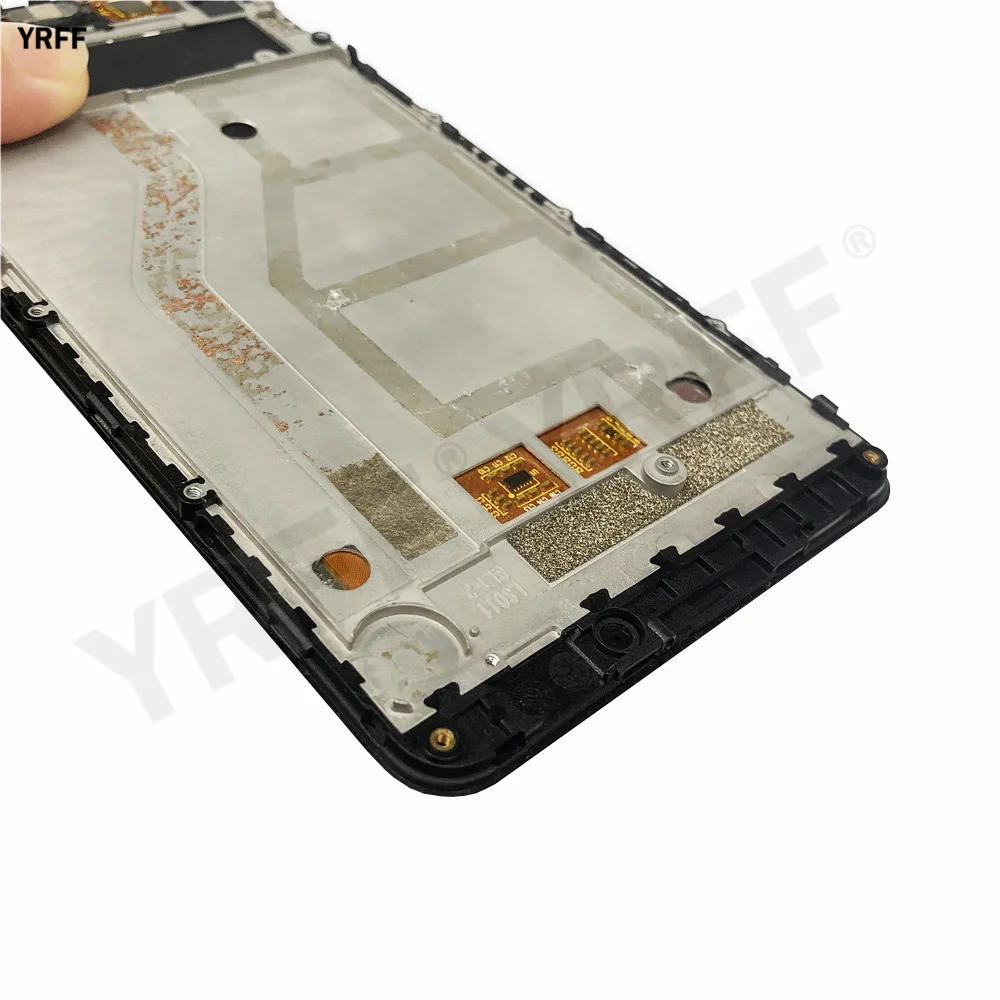 for philips v377 s326 lcd screens new lcd display touch screen digitizer assembly panel sensor phone repair sets tools 3m glue free global shipping