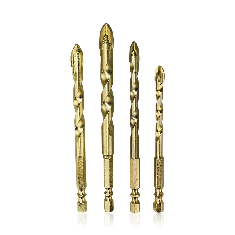 Сверло с шестигранным хвостовиком твердосплавная насадка для сверления плитки