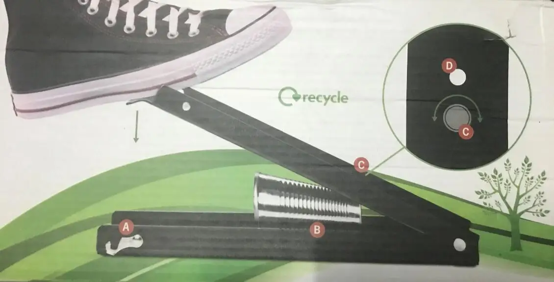 

Pedal type 16 oz can press kitchen can press can opener