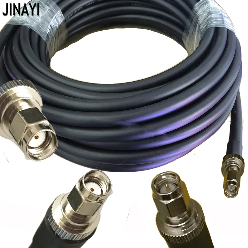 Штепсельная Вилка SMA типа штырь радиочастотный коаксиальный кабель LMR400 Ham Radio