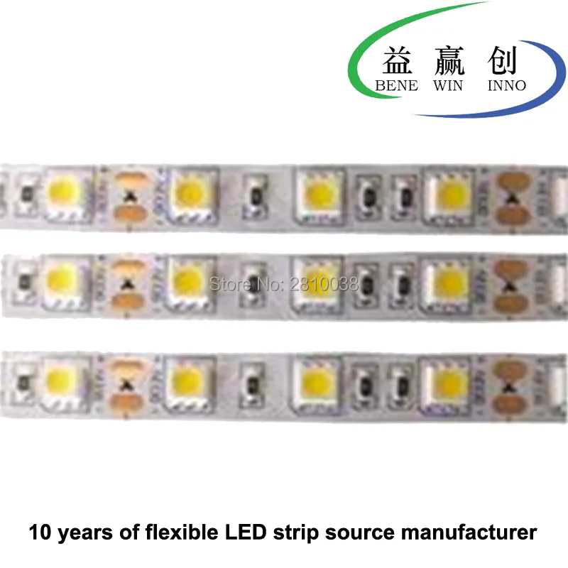 Светодиодная лента High CRI Ra90 100 м/лот SMD5050 постоянный ток 12/24 в 8/10 мм широкие гибкие