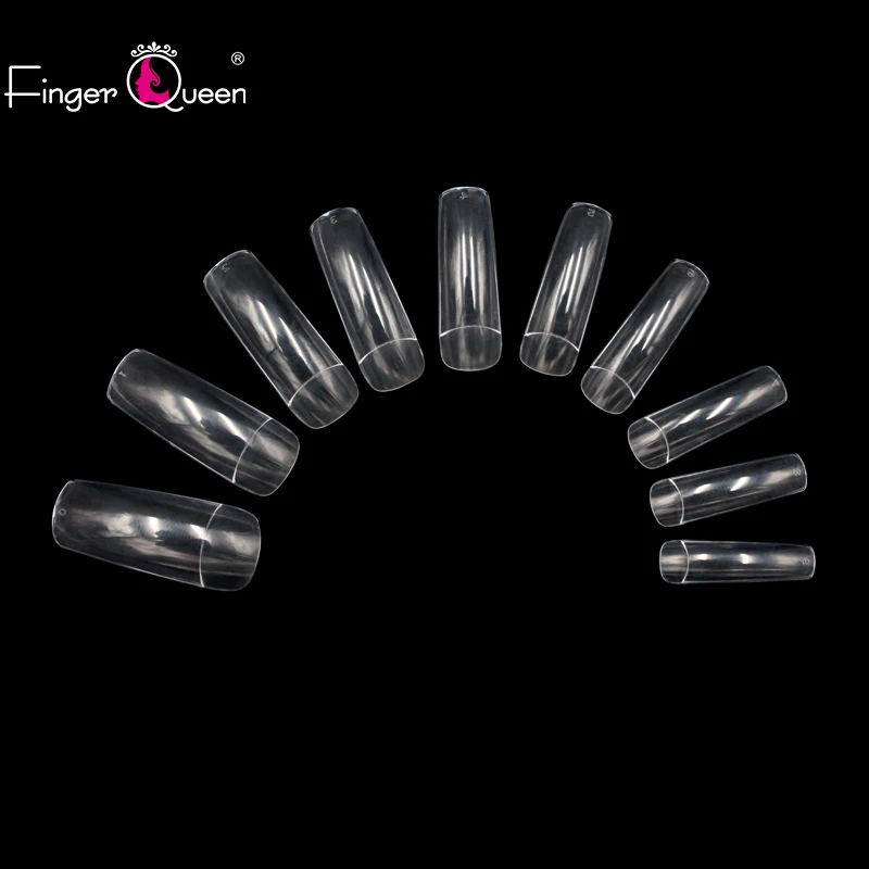 Fingerqueen 500 шт Упаковка полипропиленовый пакет 3 цвета балерина гроб ногти французские накладные ногти искусственные поддельные ногти искусство FQ-CO