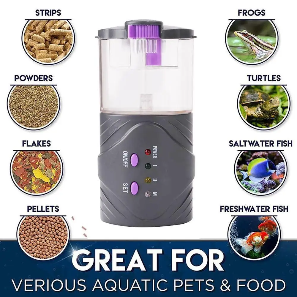 

Automatic Aquarium Tank Auto Fish Feeder Timer Food Feeding Automatic Fish Feeder Automatic feeder