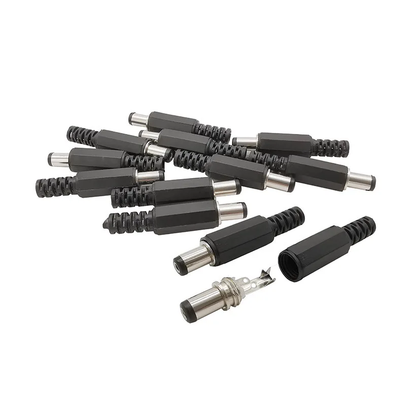 5/10/20/30 шт. разъемов DC Power Jack Plug Male Female Connectors 5.5мм x 2.5мм DIY Electric Mount Wire Charge Socket Adapters.