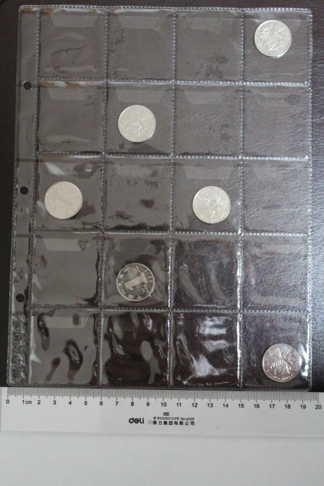 

CA4 coin album coin collection book loose-leaf can hold 20 coins/pcs 10pcs/lot
