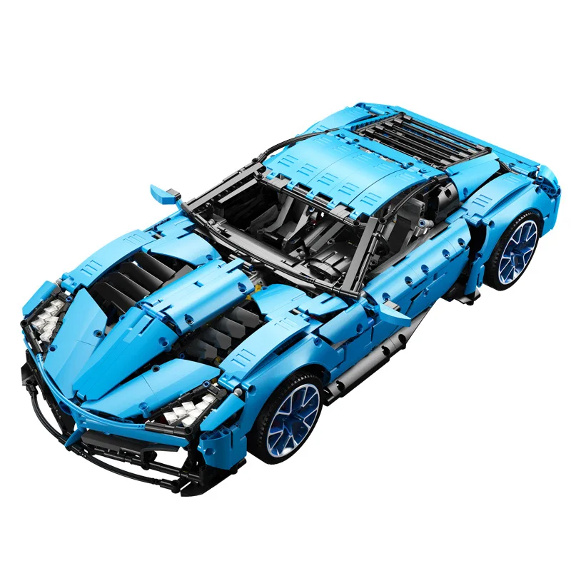 LE-J906 2700 шт. технология для Chevrolet Corvettes Grand Sport Il Toro Azzurro подходит модели MOC 31189