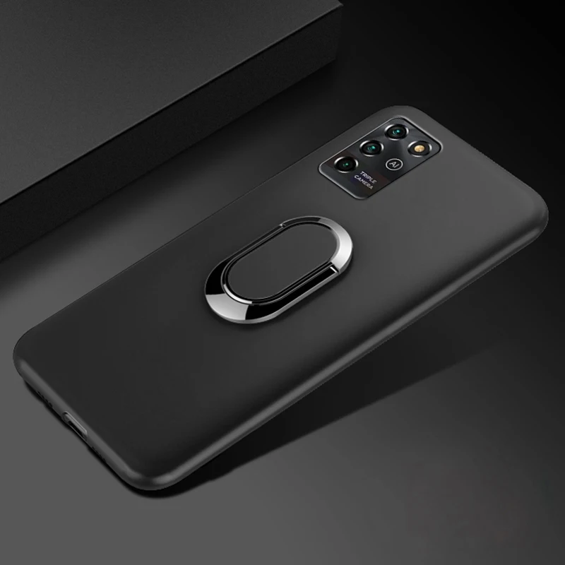 Чехол для ZTE Blade V30 Vita 3 ГБ 128 Классический мягкий силиконовый чехол с кольцом на