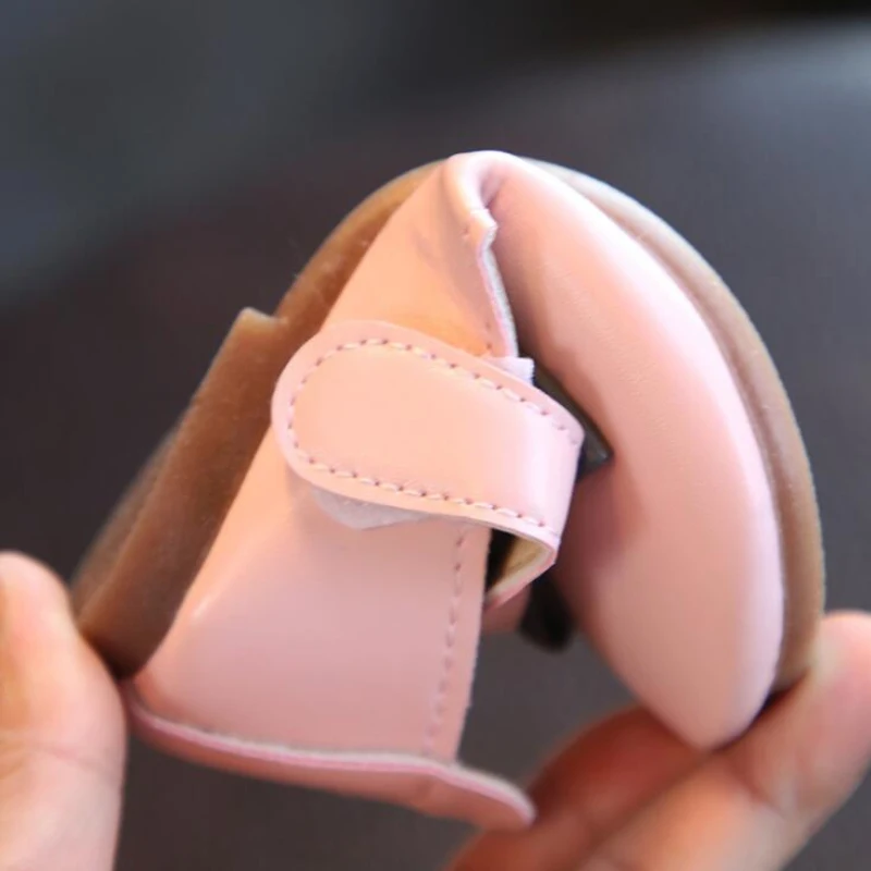 

Fashion Soft Soled Girls Moccasins Bow Ear Children White Loafer Princess Wedding Shoes For Children