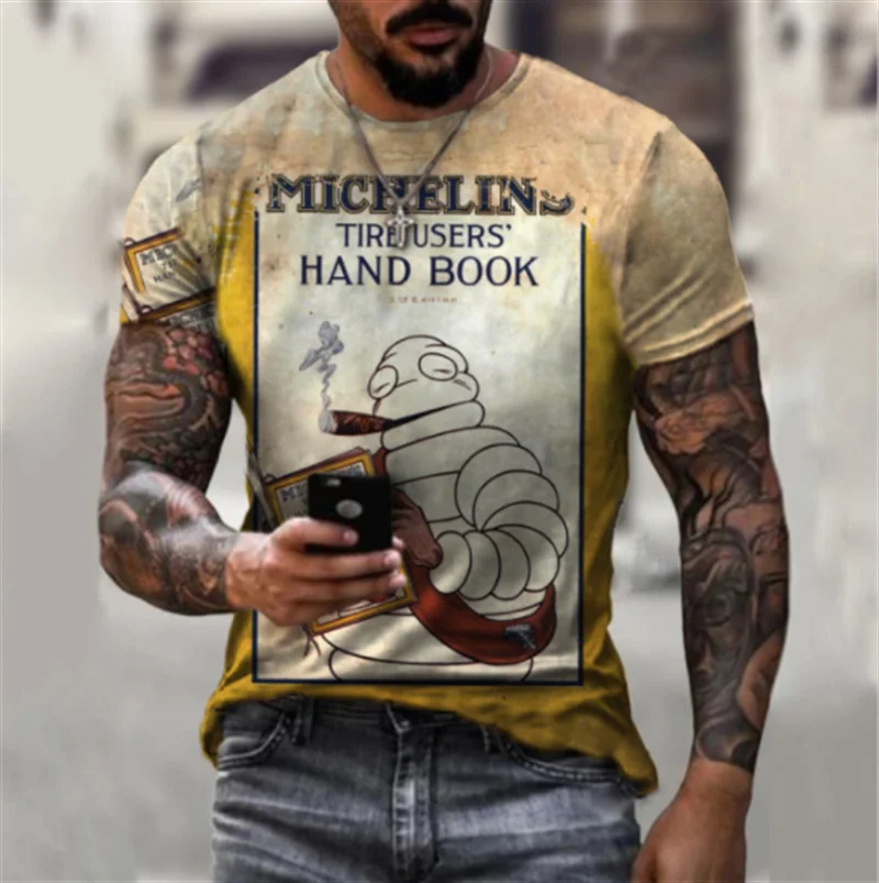

Summer male trend t-shirt 3d printing fashion o-neck sports oversized casual all-match short-sleeves breathable top