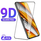 Закаленное стекло для Xiaomi Poco F3 Защита экрана для Xiaomi Poco X3 Pro Полное стекло Poco M3 F2 Pro X3 NFC пленка PocoF3 PocoX F 3