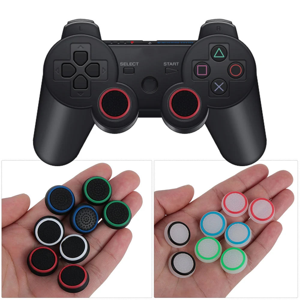 2 пары сменный силиконовый джойстик с кнопками Крышка для PS3/PS4/xbox ONES/xbox 360 беспроводные контроллеры противоскользящая крышка s