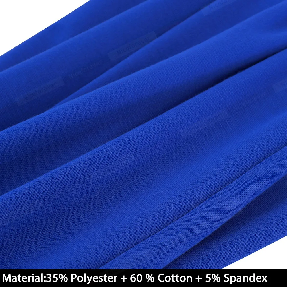 

Nice-forever Summer Women Elegant Patchwork Blue Dresses Cocktail Party Sexy Bodycon Tube Dress btyB272