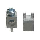 Медный Соединительный терминал M4 6*6*7,5, двойная сварная фурнитура, клемма проводки, 100 шт.