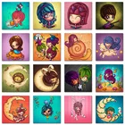 Полноразмерная и круглая Алмазная вышивка, вышивка крестиком, Алмазная мозаика, алмазная живопись 5D сделай сам, набор для рисования алмазами, мультяшное изображение милой девушки