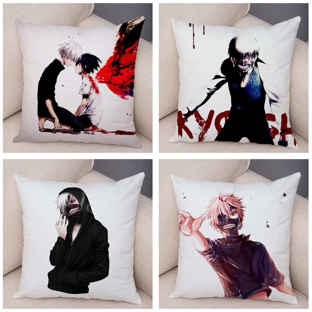 Наволочка для дивана Токийский Гуль домашний декор детской комнаты мягкий