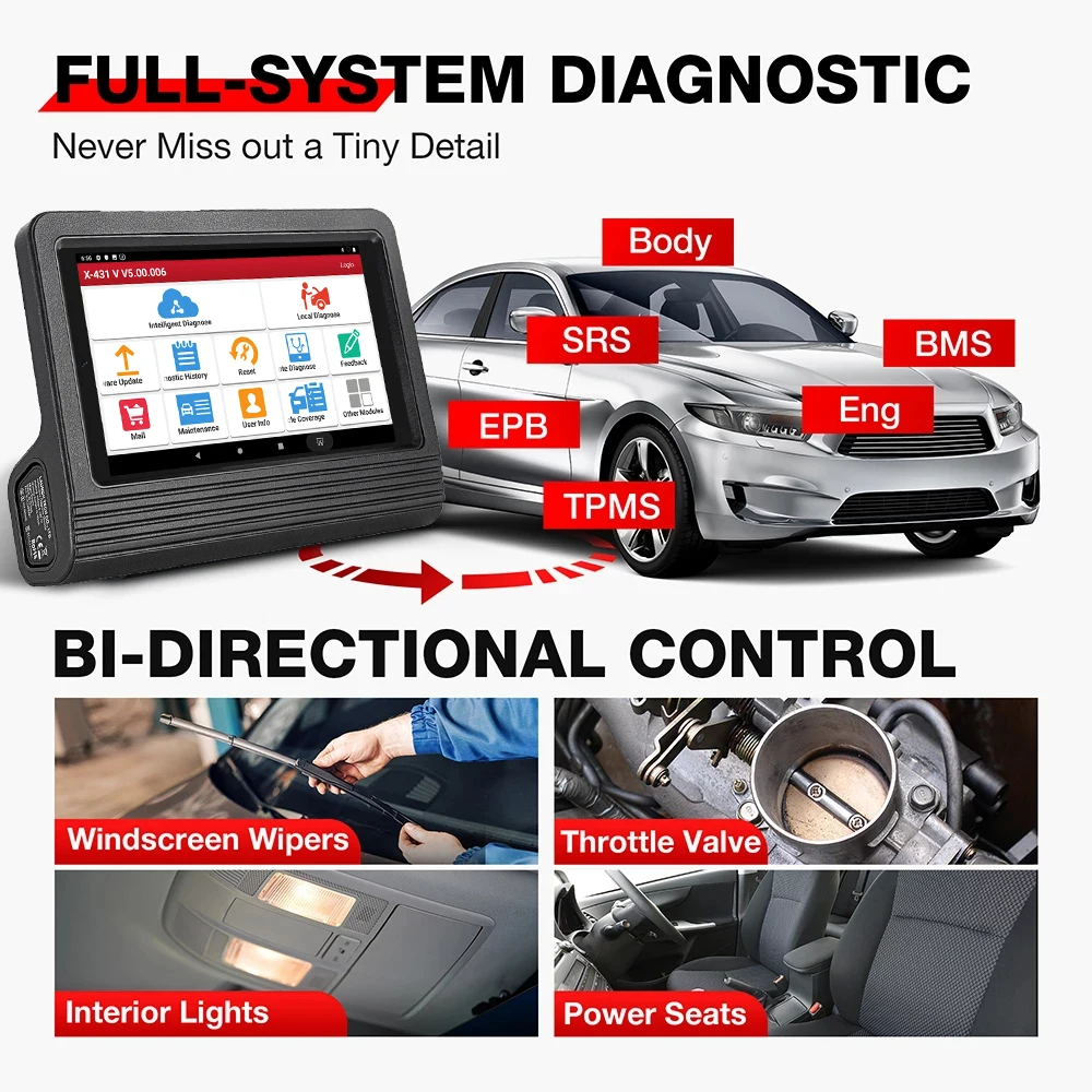 Профессиональные Автомобильные диагностические инструменты LAUNCH X431 V Pros