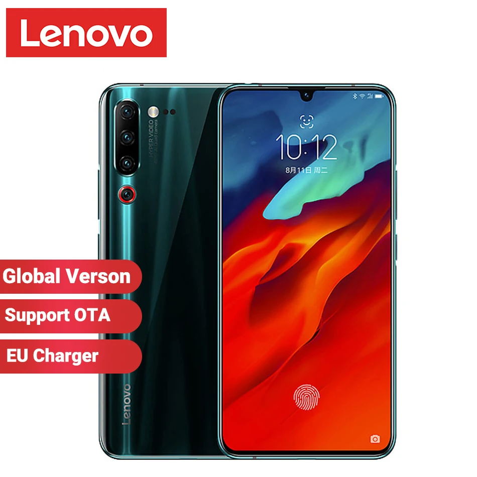 Lenovo Z6 Pro смартфон с восьмиядерным процессором Snapdragon 6 39 ОЗУ ГБ ПЗУ 128 48 МП 4000