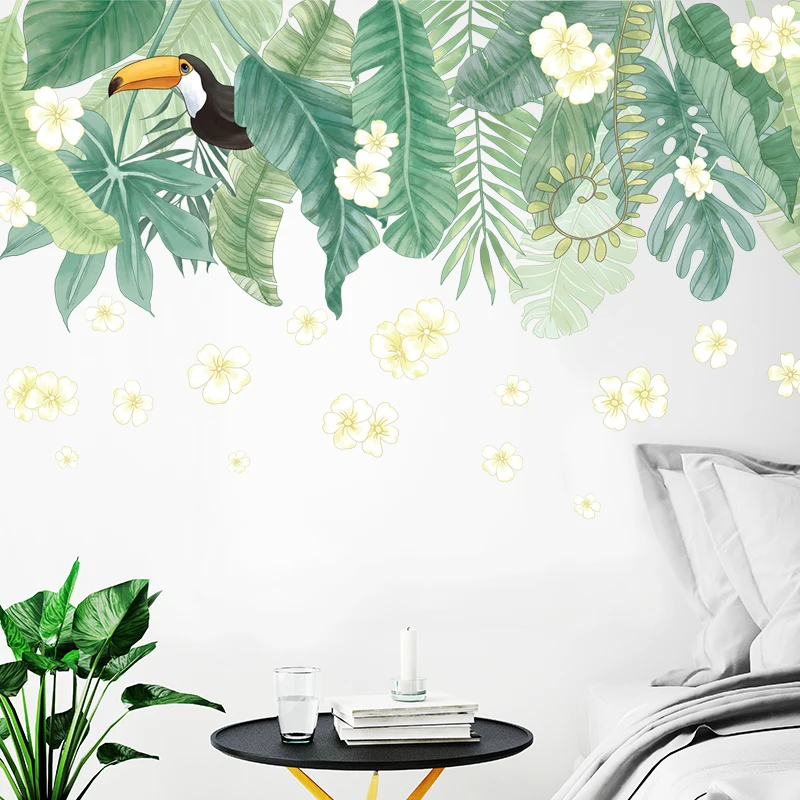 Flamingo Queen Wall Stickers Home Decor Living Room Bedroom Kids Girls Room Nursery Decoration Art Murals Baseboard Vinyl Decals