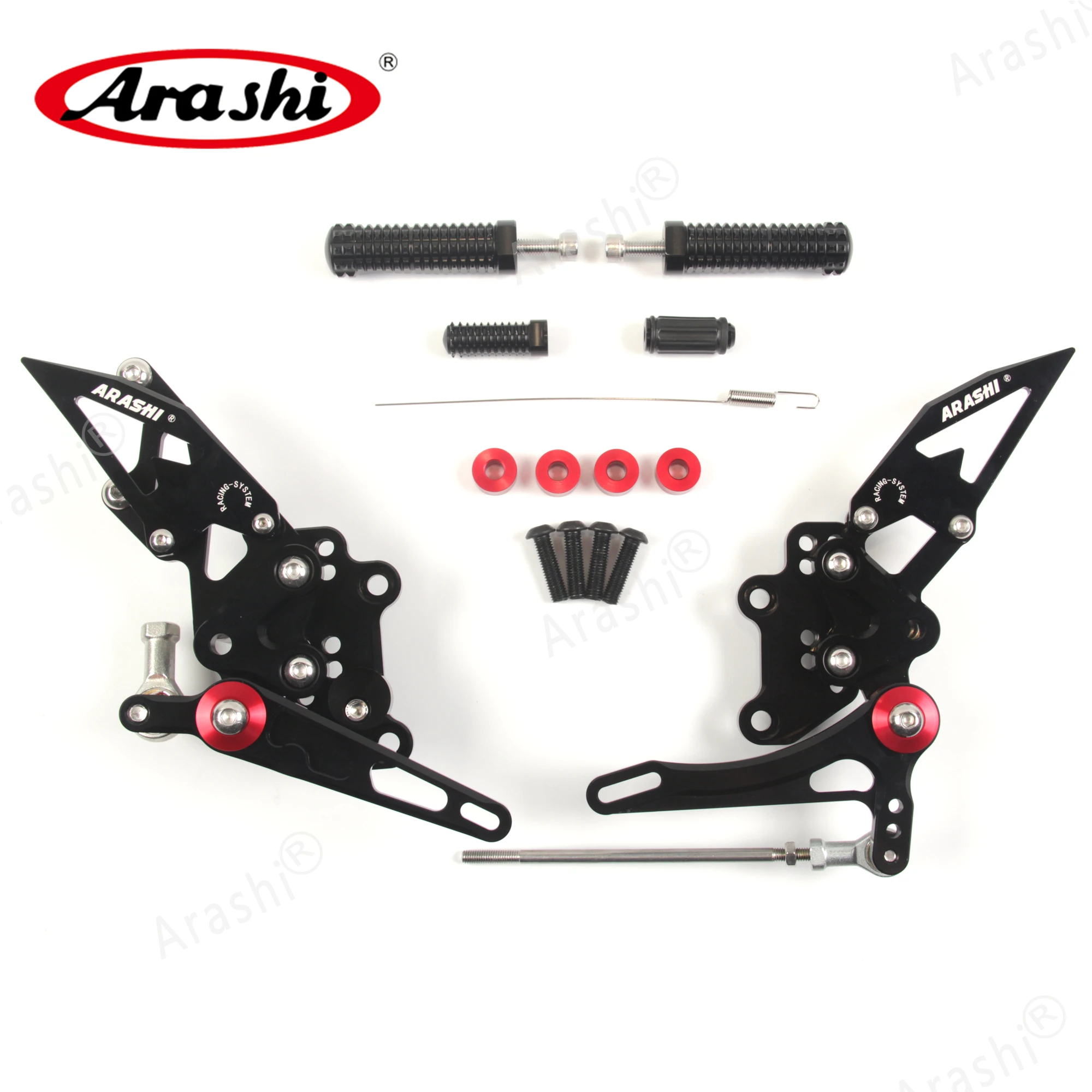 Подставка для ног Arashi EX300 EX300A 2013 2017 KAWASAKI EX 300 Задние подножки 2014 2015 2016 SE ABS