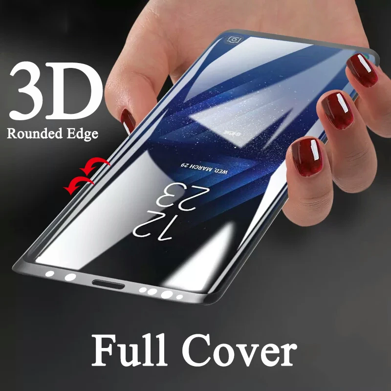 3D Защитное стекло для экрана samsung galaxy s8 s9 plus armor on samsun galax note s 8 9 8pus note8 note9