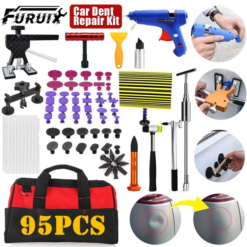 

No Paint Dent Repair Kit 95 Pieces Dent Repair Kit for Car Body Dent Repair Kit for Car Dent Repair Kit for Car Dent Removal Kit