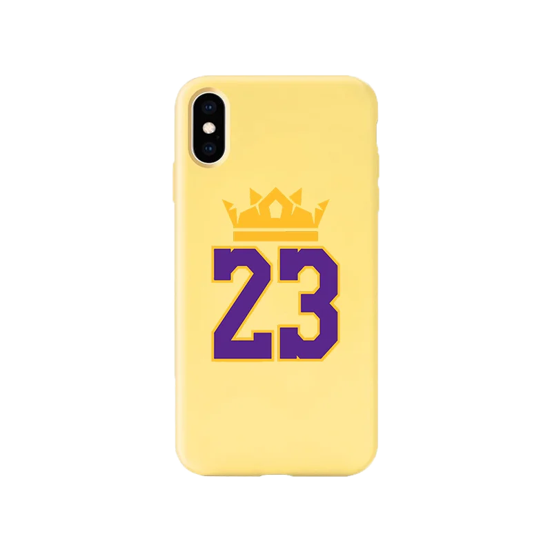 LeBron king James 23 Лос-Анжелес мягкий чехол для телефона из ТПУ чехол для iPhone11 pro 5 5S se 6 6s X Xs XR MAX 7 8 plus - Цвет: Y-2292
