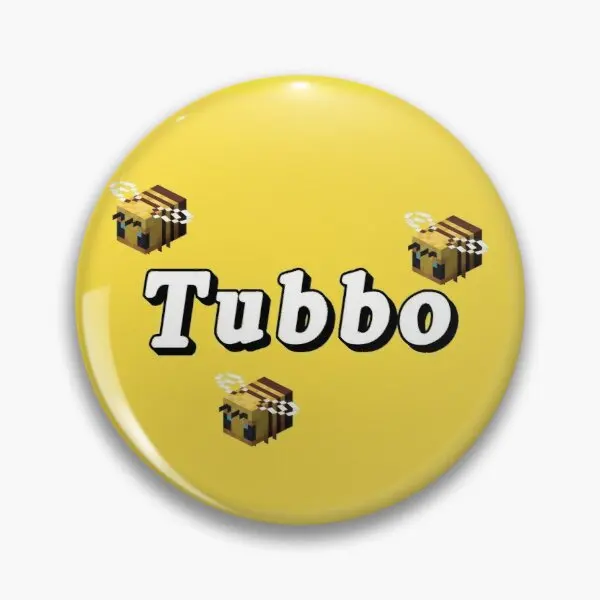 

Tubbo Customizable Soft Button Pin Cartoon Gift Metal Cute Lapel Pin Lover Creative Clothes Hat Badge Brooch Funny Decor Collar