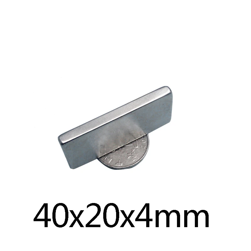 

10/30/50PCS 40x20x4 mm Block Powerful Magnets Thickness 4mm Neodymium Magnet 40x20x4mm Strong Permanent NdFeB Magnet 40*20*4 mm