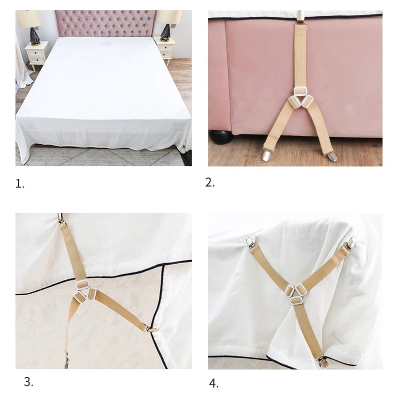 Эластичные зажимы для простыней комплект|Бельевые прищепки| |