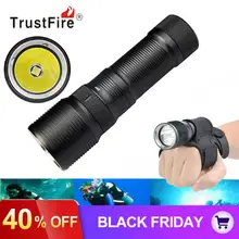 TrustFire DF008 XM-L2 светодиодный вспышка для подводного погружения и светильник фонарь Магнитный Управление переключатель 3 режима 26650 Водонепроницаемый подводного погружения вспышки светильник