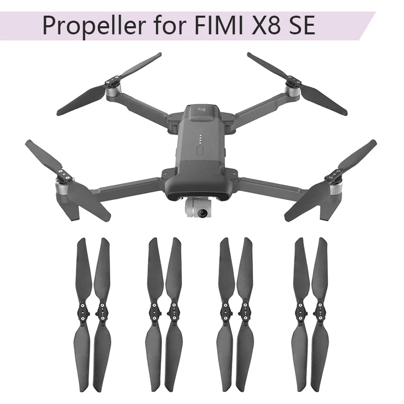 2/4/8 шт. Складной быстросъемный Пропеллер для FIMI X8 SE 2020 реквизит лезвия CW CCW RC