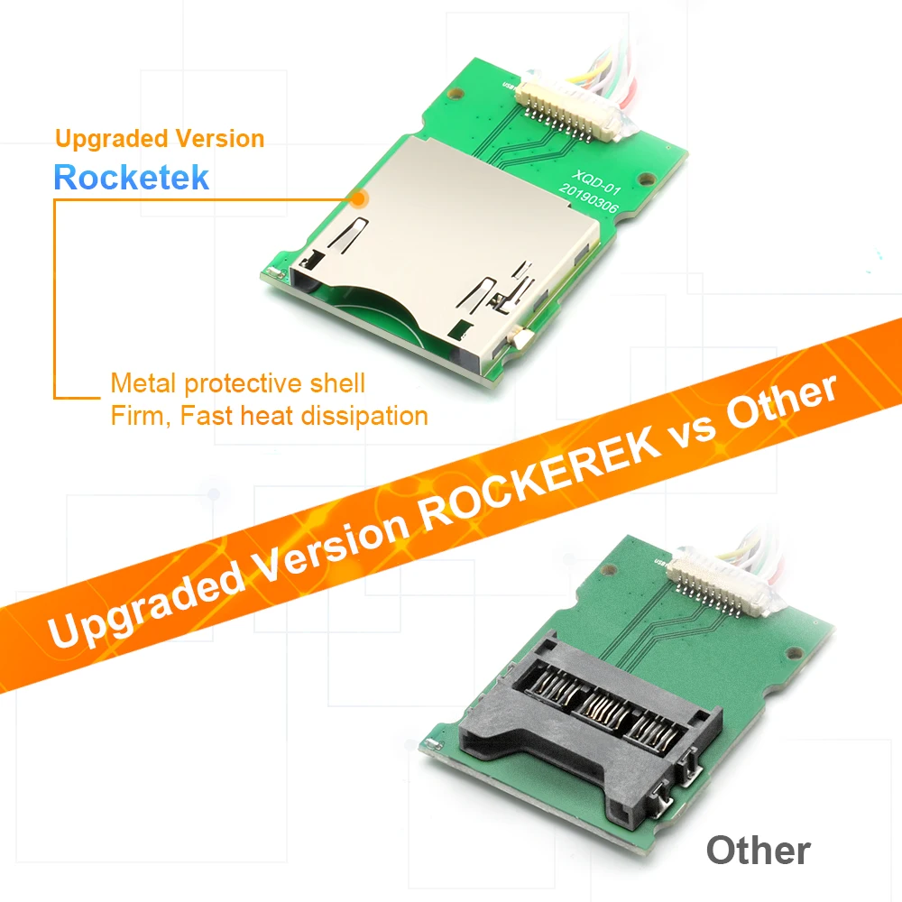 Rocketek Type c USB 3 0 SD XQD одновременно работает считыватель карт памяти передача Sony