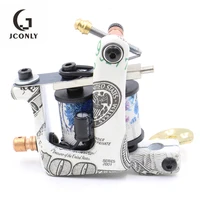 new arrival 10 wrap coils cast iron frame coil tattoo machine guns machine for liner shader tattoo equipment free shipping