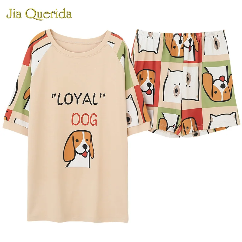 Новинка 2020 модный стиль мультяшный принт домашняя одежда Пижама для женщин