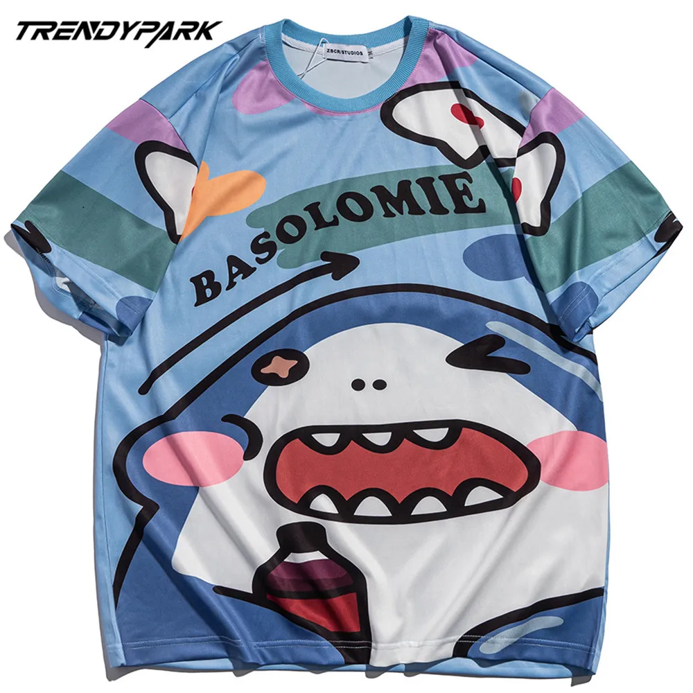 

Men's T-shirt 2021 New Summer Short Sleeve Printed Tee Hip Hop Oversized Cotton Casual Harajuku Streetwear Top Tshirts Clothing