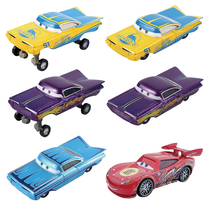 

Disney Pixar Cars 2 3 Lightning McQueen Mater Jackson Storm Ramirez 1:55 Diecast Vehicle Metal Alloy Boy Kids Toy Birthday gifts