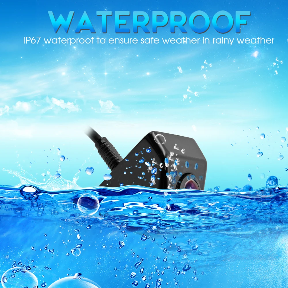 Автомобильная камера заднего вида Smartour с углом обзора 180 градусов объектив рыбий