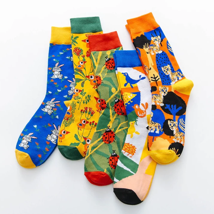 1 пара модных Лидер продаж милых животных Кролик Птица Тигр Божья коровка