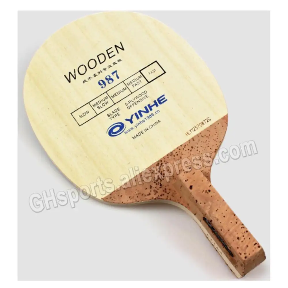 

YINHE 987 Table Tennis Blade (Korea Type 5 Ply Wood) Japanese Penhold JS Handle YINHE Racket GALAXY Ping Pong Bat / Paddle