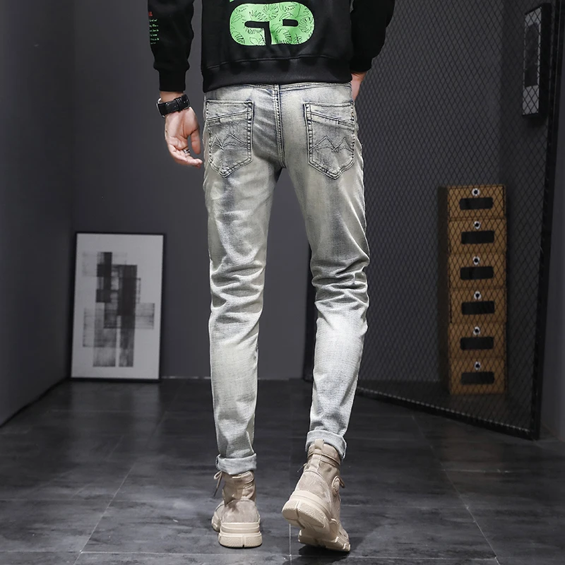 

Boy Baggy Jeans For Men Wide Leg Oversize Men's Pants Baggy Jean Cargo Denim Overalls Trousers Boys