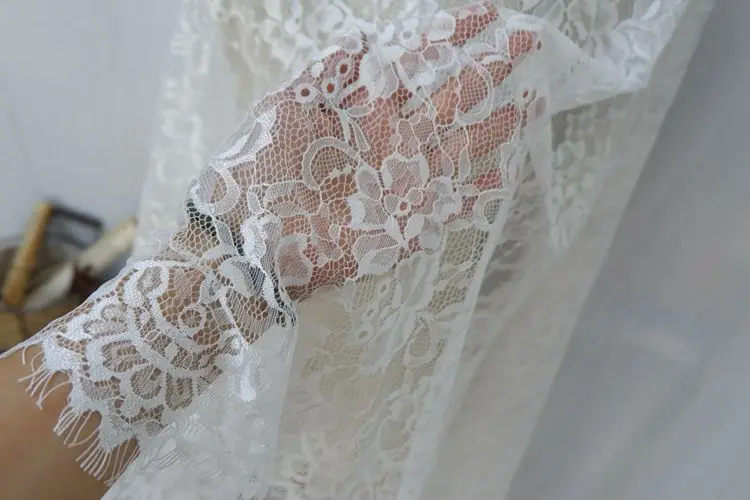 Кружевная шаль для свадебного платья 56 см | Дом и сад