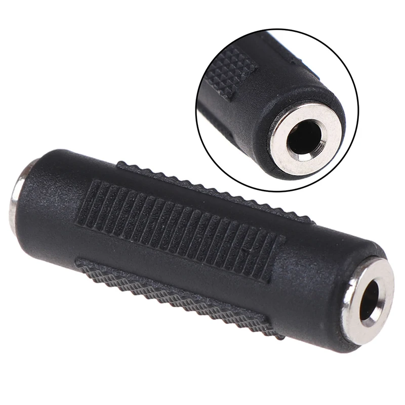 

1Pc 3.5mm Female to Female Audio Extension Adaptor Stereo Audio Pass-Through Jack