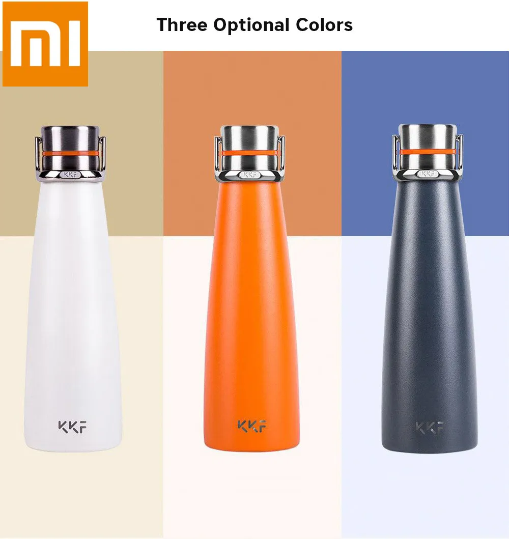 Оригинальная вакуумная колба Xiaomi Mijia 475 мл бутылка из нержавеющей стали с
