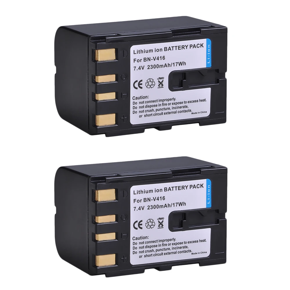 2300mah запасная батарея для видеокамеры JVC Φ BN V416 V416U и Φ|Цифровые аккумуляторы| |