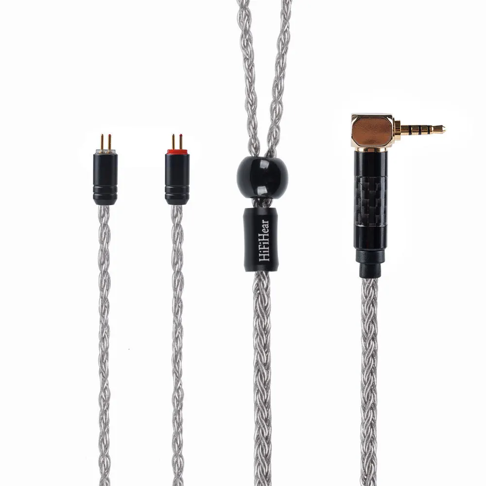 AK Hifihear 16 ядро посеребренный кабель 2,5 3,5 мм сбалансированный кабель с MMCX 2 pinконнектора изгиб Jack TRN V90 X6 ZSN ZSX C12 A10