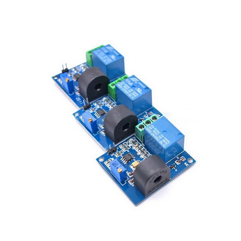 Модуль датчика обнаружения переменного тока 5 В 12 24 модуль А Перегрузка по току -